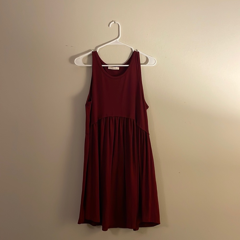 Entro burgundy dress, size small